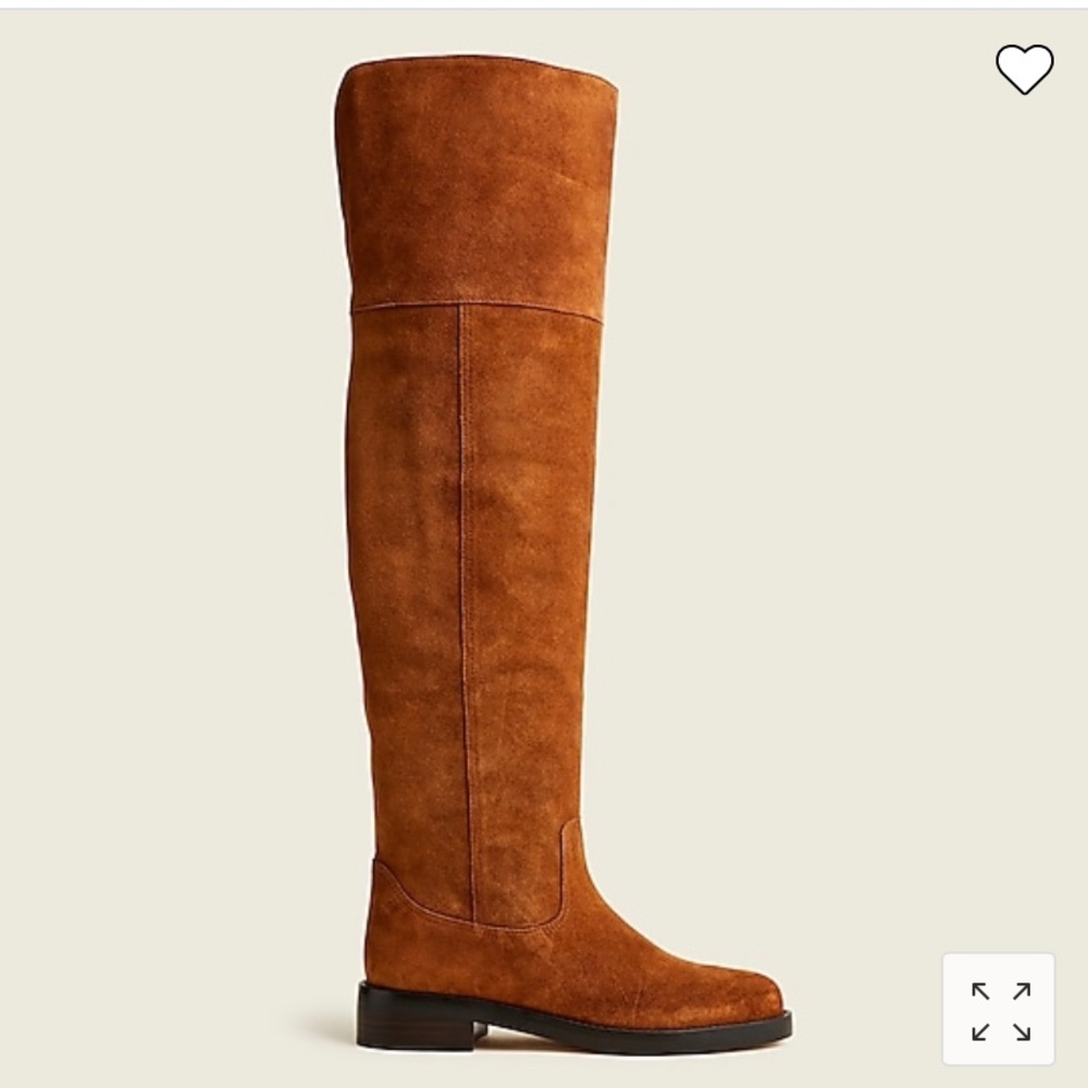 J Crew Suede Over the Knee Riding Boots size 8